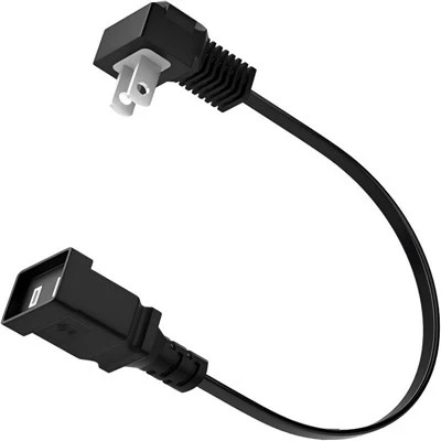 Dây cáp mở rộng nguồn điện ngắn 1ft của Hoa Kỳ